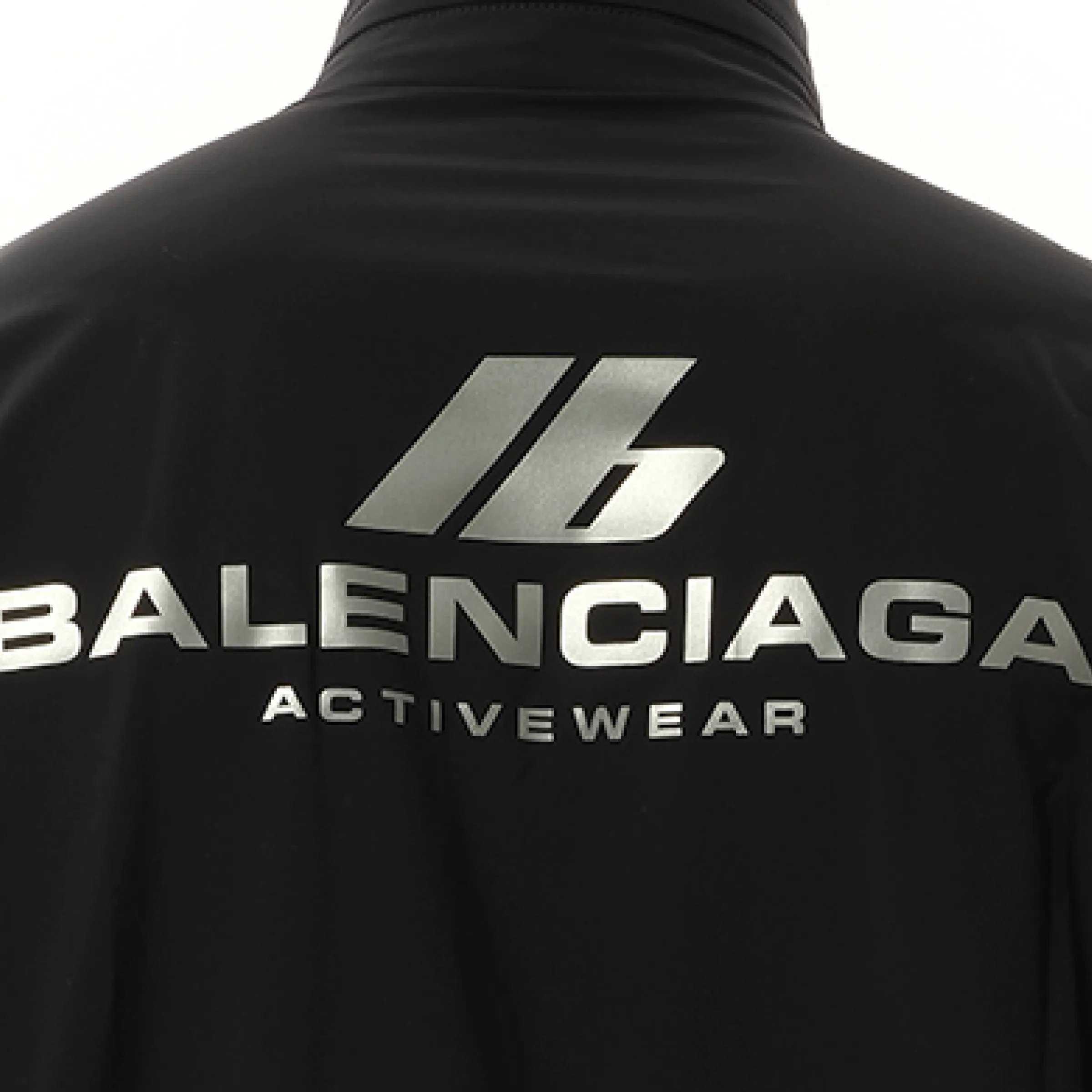 Stretch Nylon Windbreaker in Black sold by MARAIS product image thumbnail 3