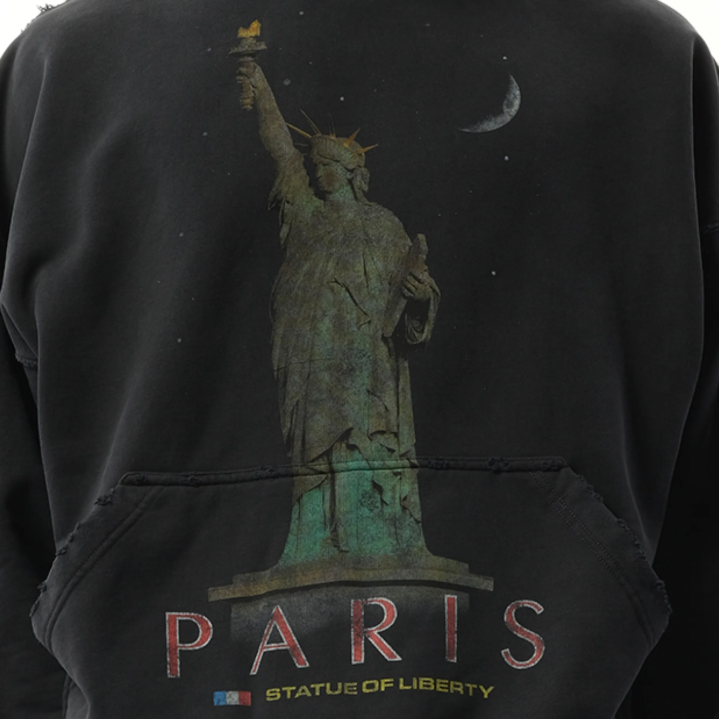 Paris Liberty Oversized Hoodie in Black sold by MARAIS product image thumbnail 3