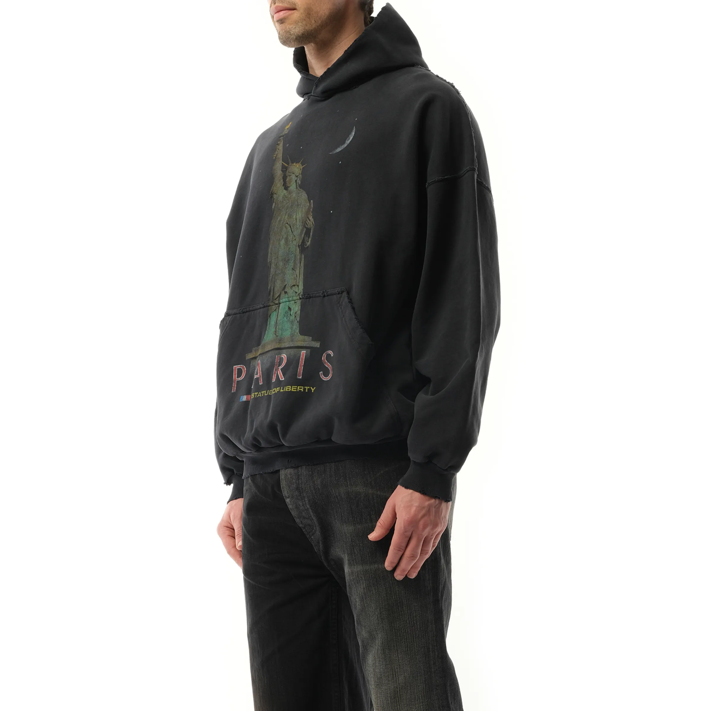 Paris Liberty Oversized Hoodie in Black sold by MARAIS product image thumbnail 5
