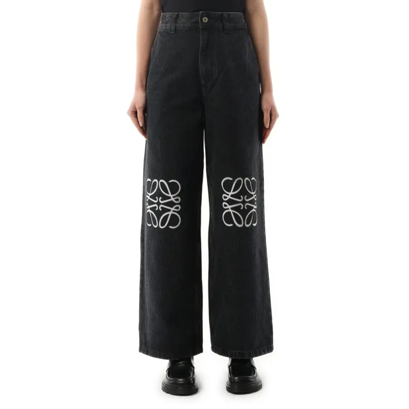 Anagram Baggy Jeans AF in Black sold by MARAIS