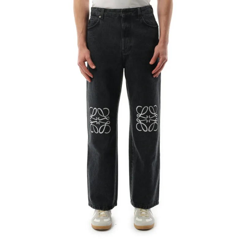 Anagram Baggy Jeans AF in Black sold by MARAIS