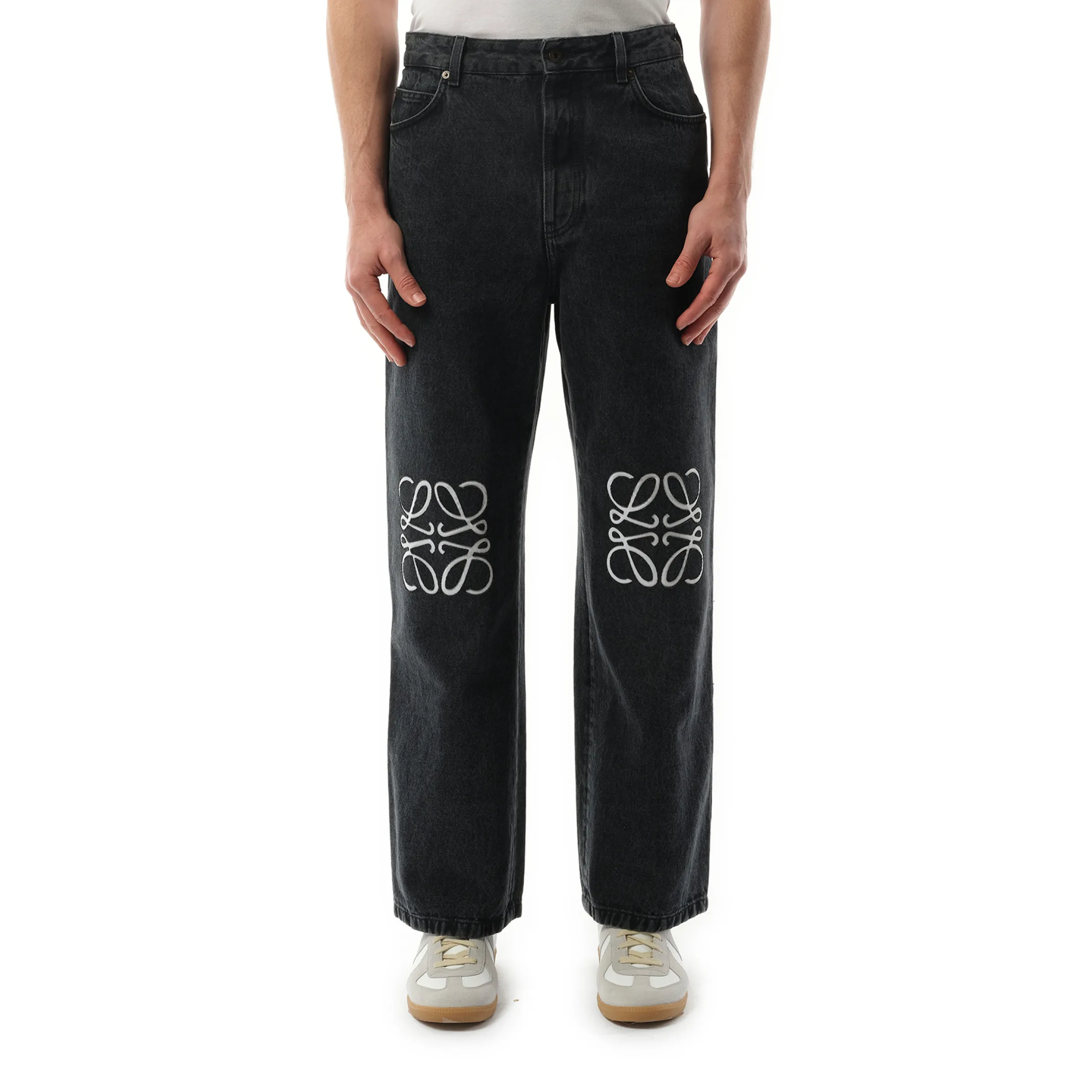 Anagram Baggy Jeans AF in Black sold by MARAIS