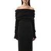 Bound Midi Dress in Soot sold by MARAIS