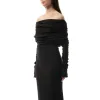 Bound Midi Dress in Soot sold by MARAIS