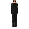 Bound Midi Dress in Soot sold by MARAIS