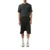 Heavy Drop Shorts in Washed Black sold by MARAIS