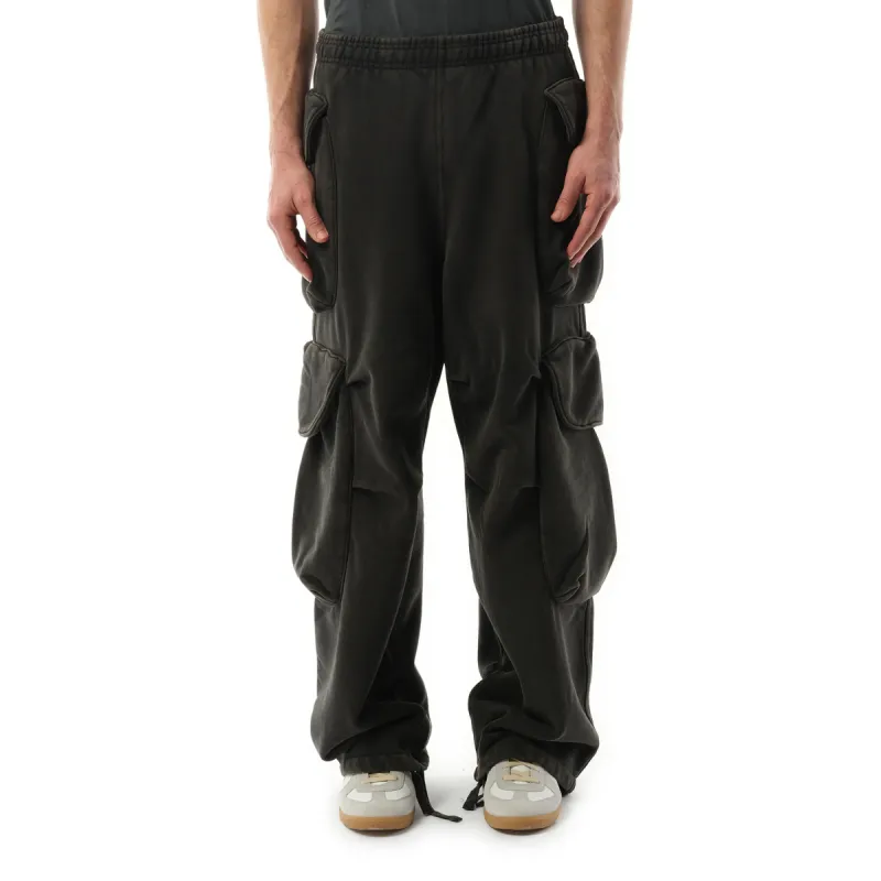 Heavy Gocar Sweatpants in Washed Black sold by MARAIS