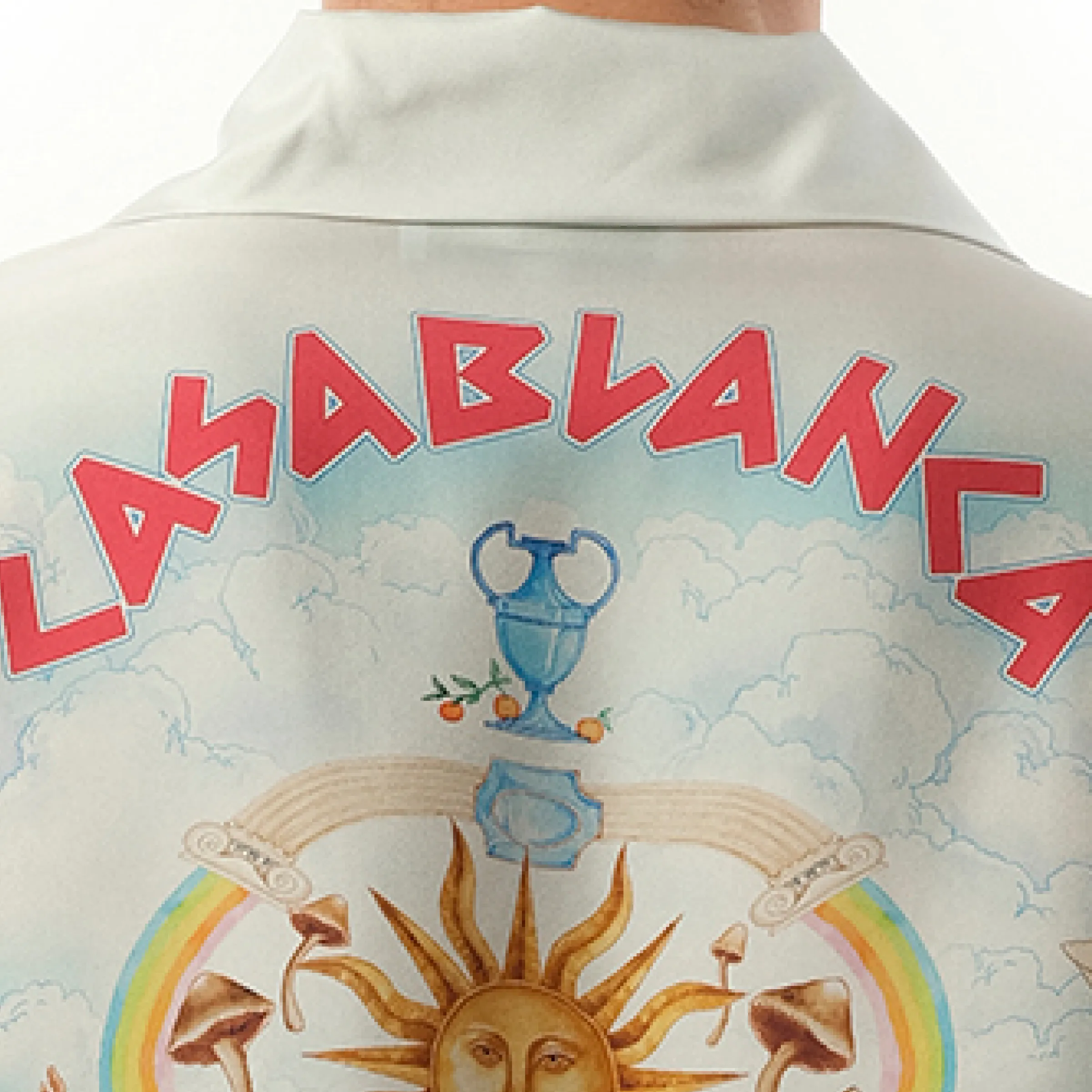 Temple of Knowledge Long Sleeve Shirt in Multicolour sold by MARAIS product image thumbnail 3