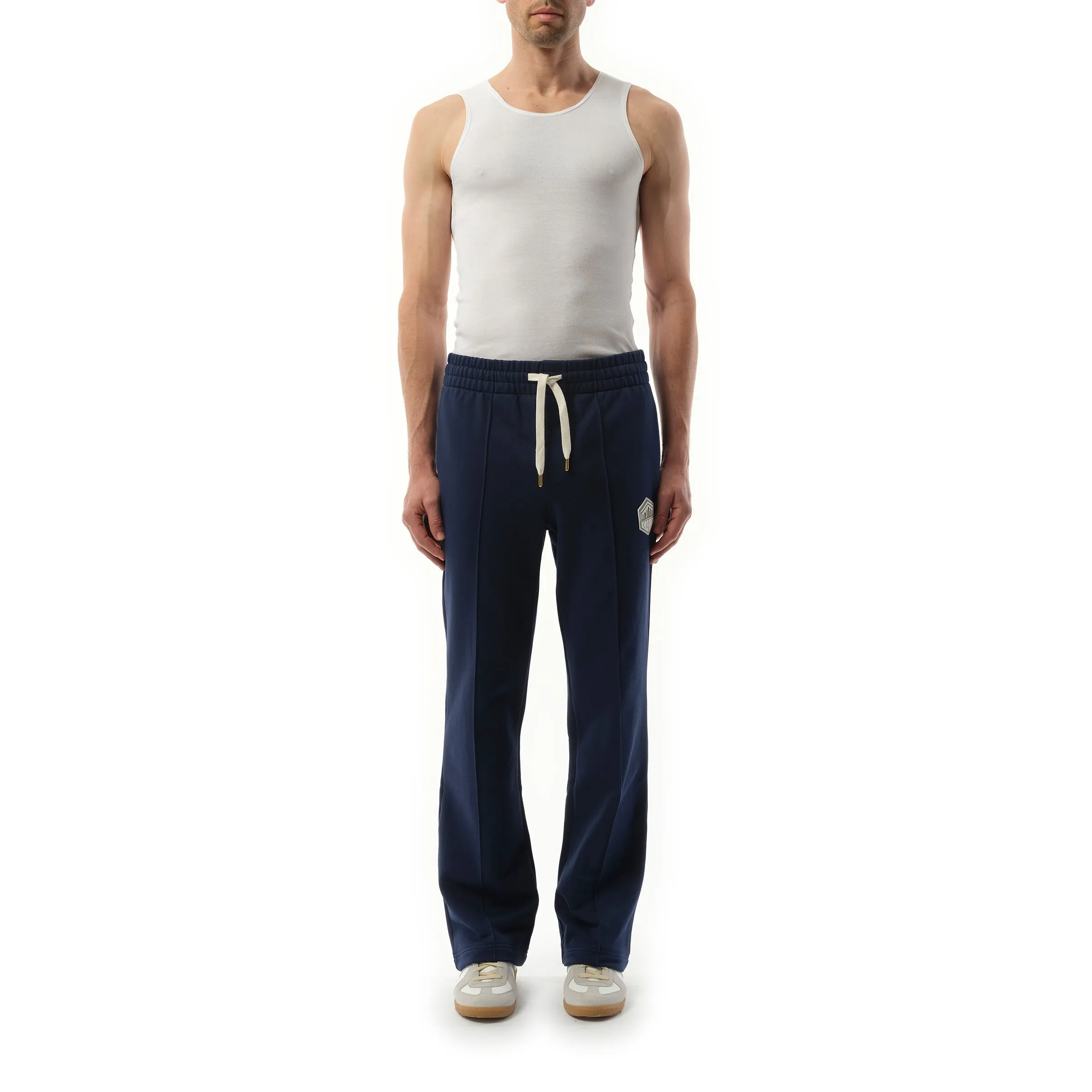 Casa Temple Pintuck Jogger in Navy sold by MARAIS product image thumbnail 4