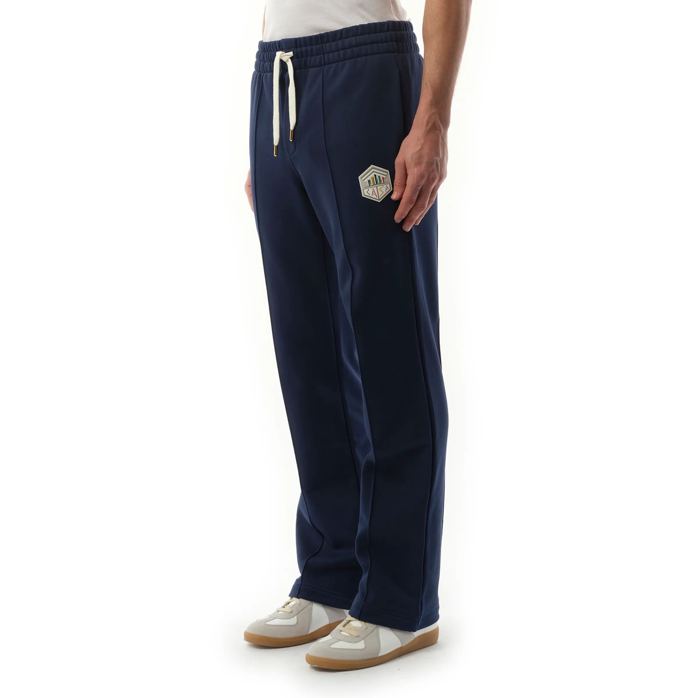 Casa Temple Pintuck Jogger in Navy sold by MARAIS product image thumbnail 5