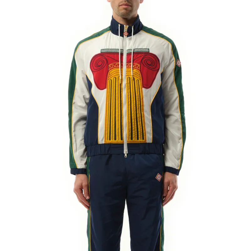 Multicolumn Windbreaker Jacket in Multicolour made by Casablanca
