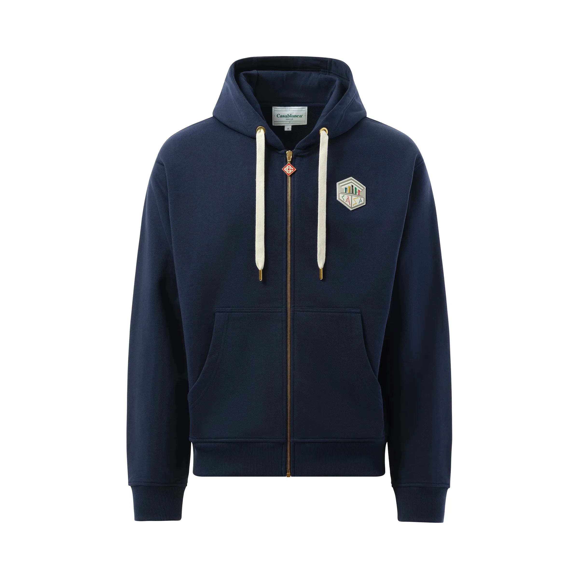 Casa Temple Zip Hoodie in Navy sold by MARAIS product image thumbnail 2