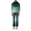Gradient Mohair Hoodie in Multicolour sold by MARAIS