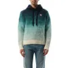Gradient Mohair Hoodie in Multicolour sold by MARAIS