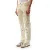 Low Rise Straight Pants in Ecru sold by MARAIS