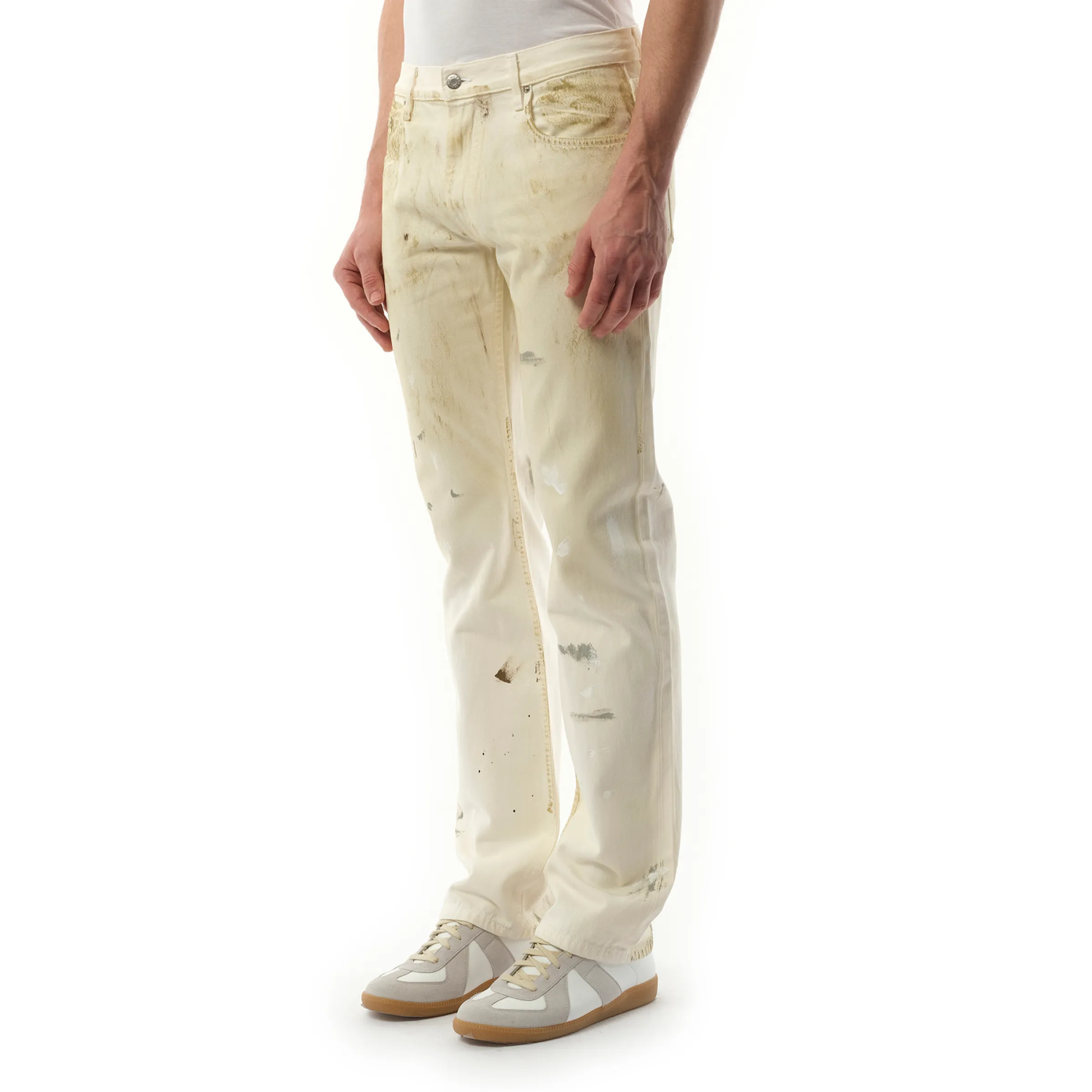 Low Rise Straight Pants in Ecru sold by MARAIS product image thumbnail 5