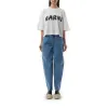 Cropped Logo T-Shirt in Lily White sold by MARAIS