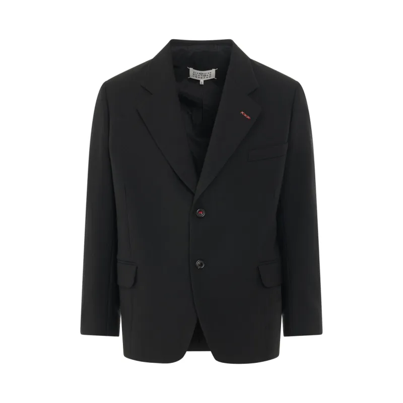 Icons Wool Jacket in Black sold by MARAIS