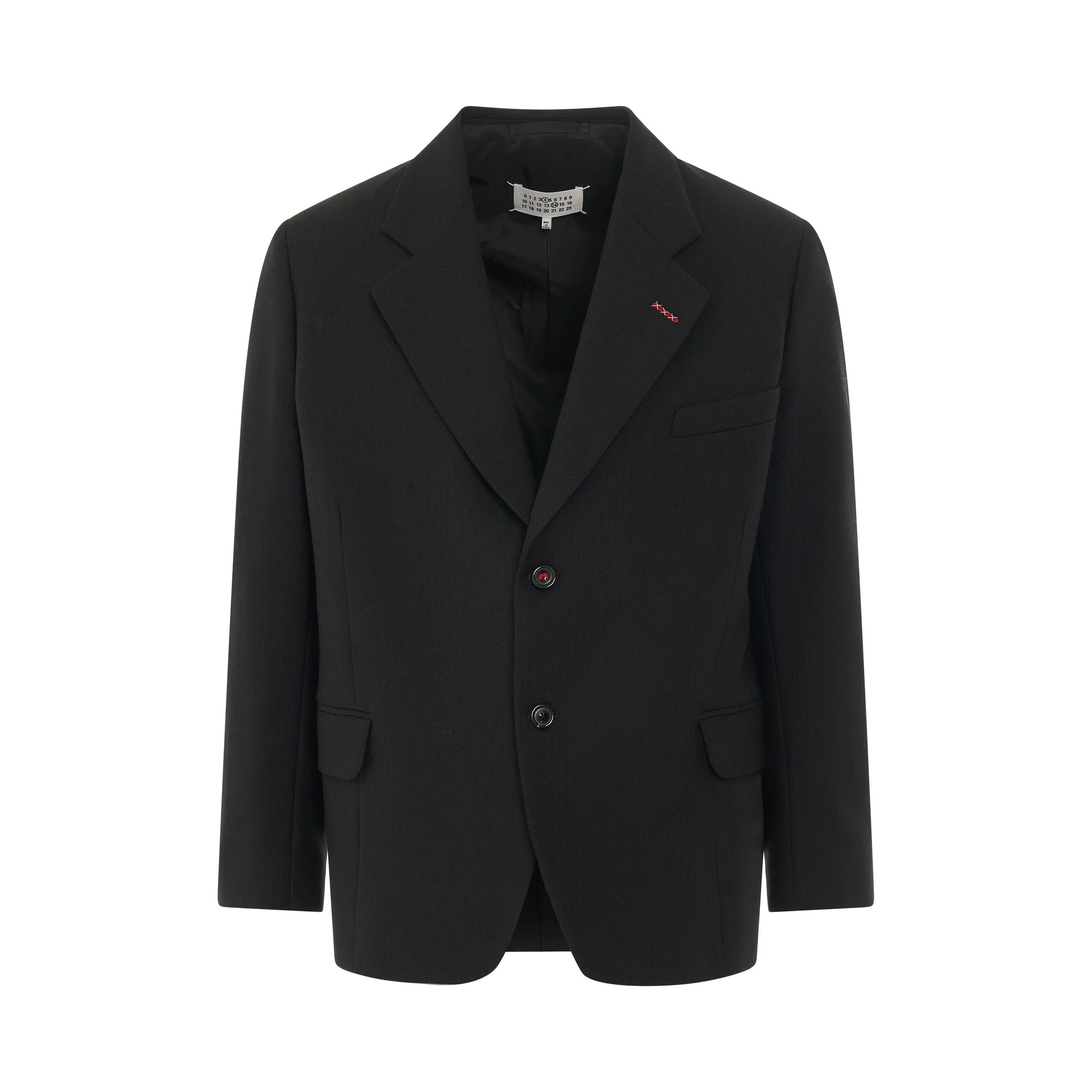 Icons Wool Jacket in Black sold by MARAIS
