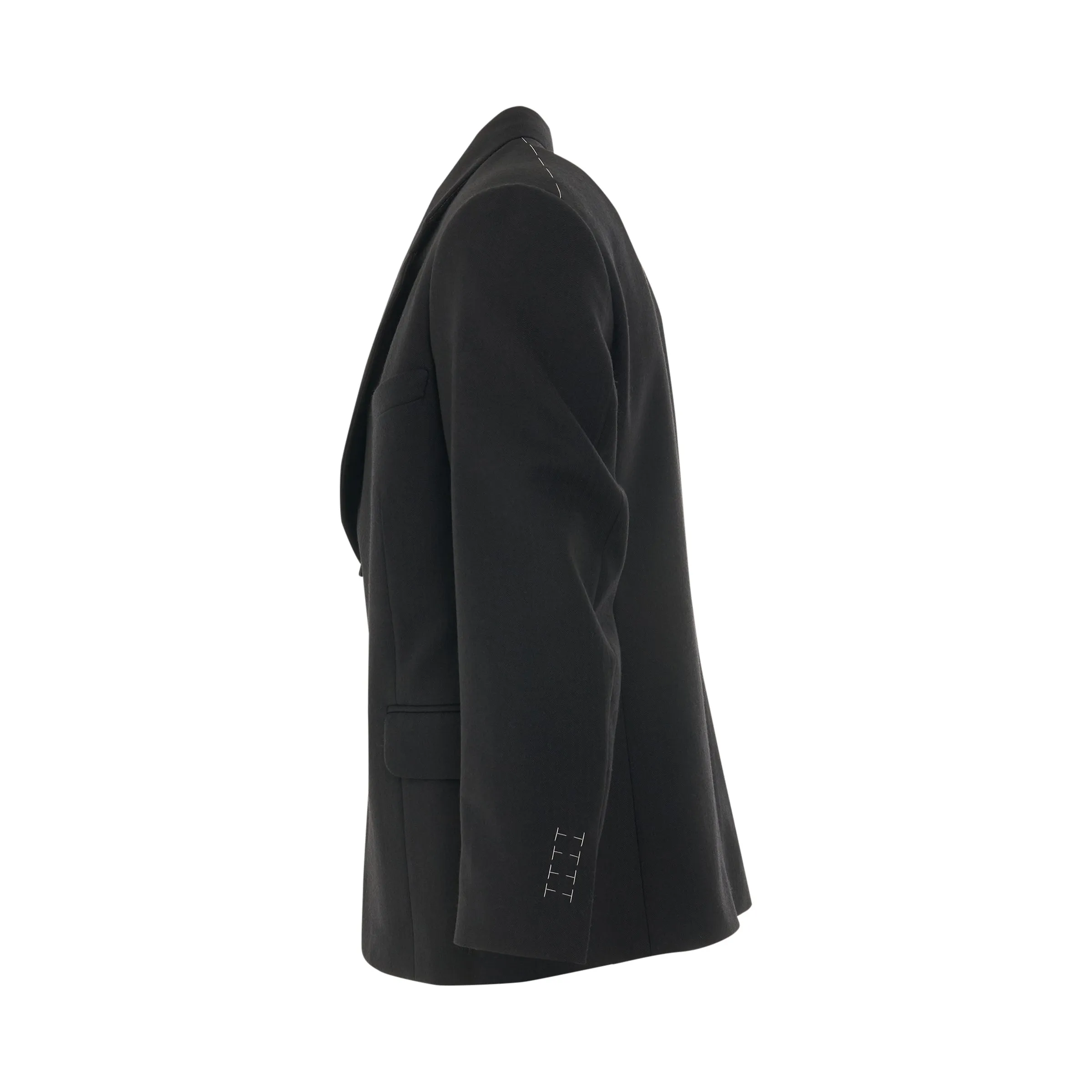 Icons Wool Jacket in Black sold by MARAIS product image thumbnail 3