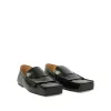 Les Moccasins Carre in Black sold by MARAIS