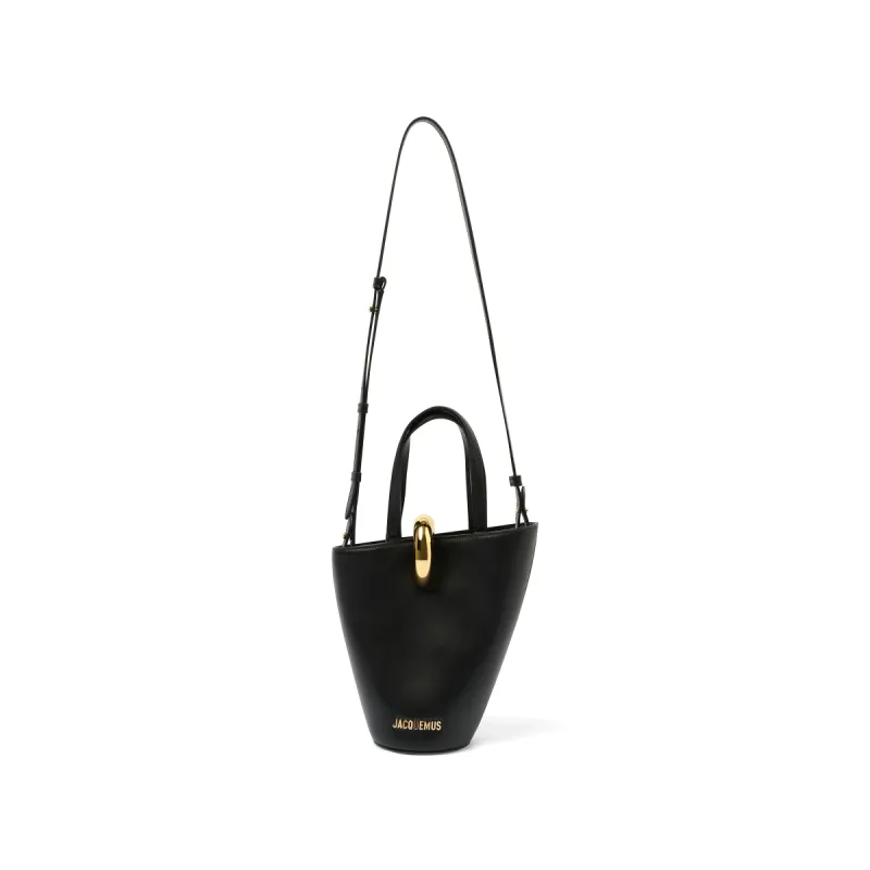 Le Petit Bambola Leather Bag in Black sold by MARAIS