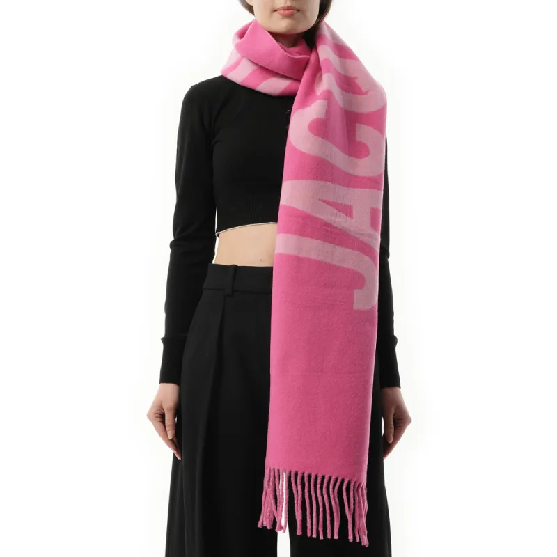 L'echarpe Jacquemus Scarf in Pink/Multicolour sold by MARAIS