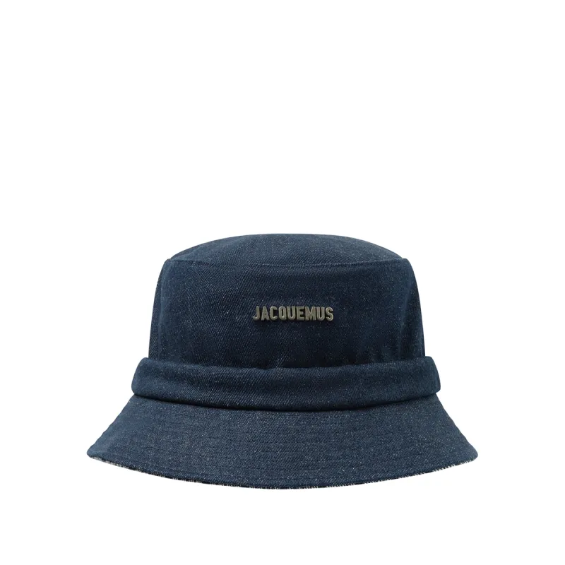 Le Bob Gadjo Bucket Hat in Navy sold by MARAIS