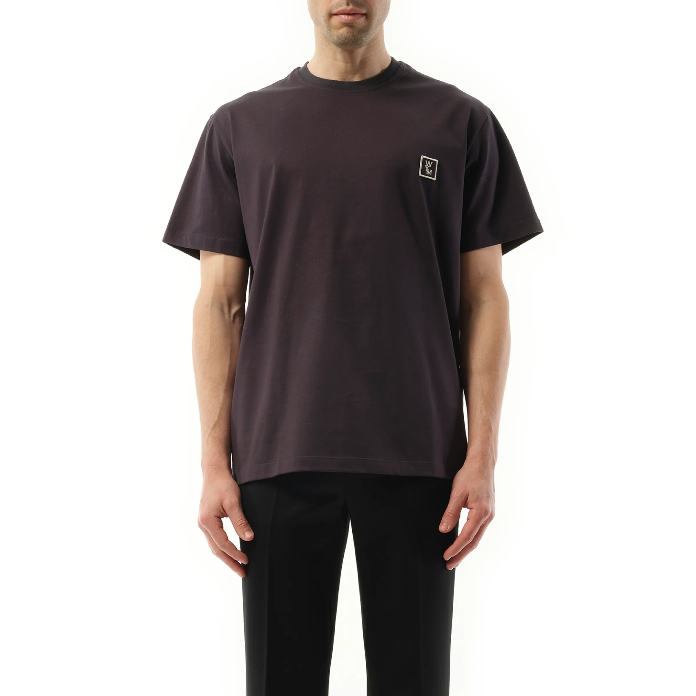 Logo T-Shirt in Grey sold by MARAIS