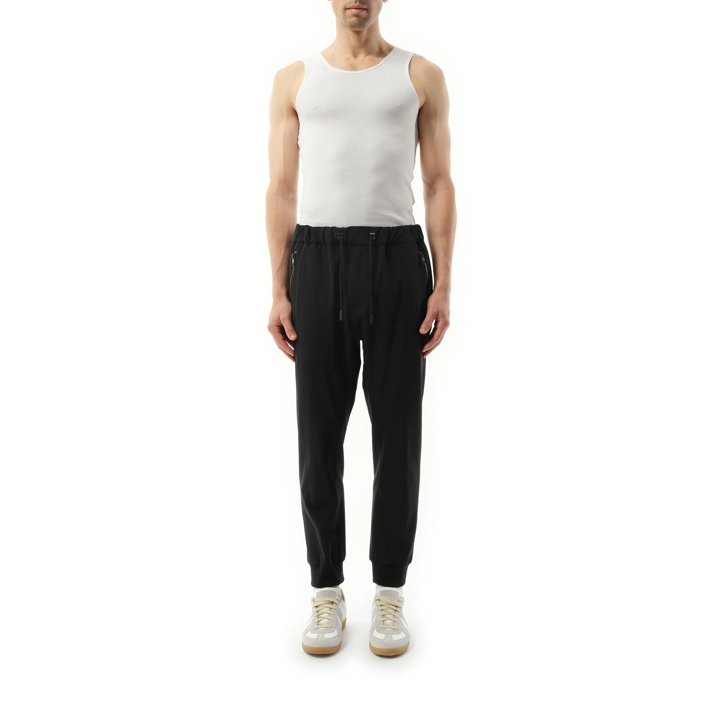 Elasticated Jogger in Black sold by MARAIS product image thumbnail 4