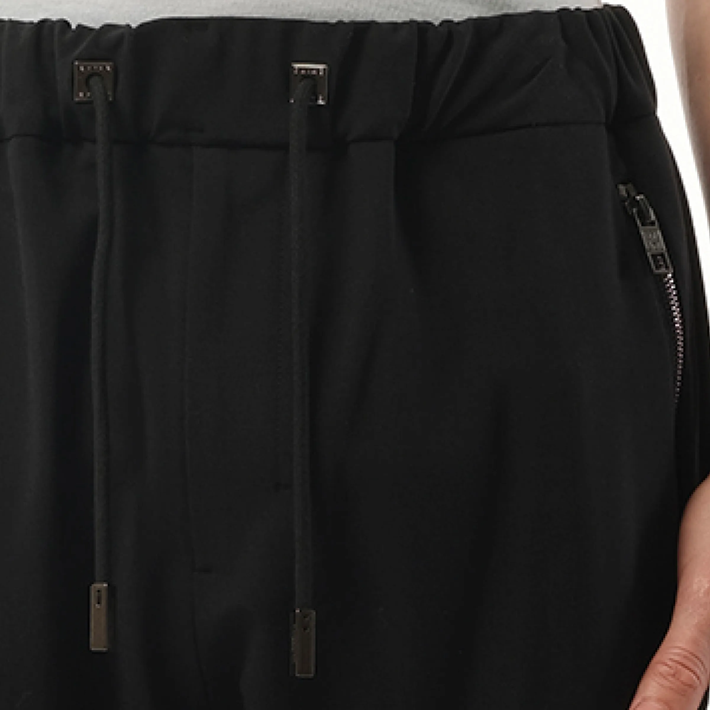 Elasticated Jogger in Black sold by MARAIS product image thumbnail 3