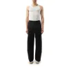 Pleated Relax Pants in Black sold by MARAIS