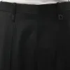 Pleated Relax Pants in Black sold by MARAIS