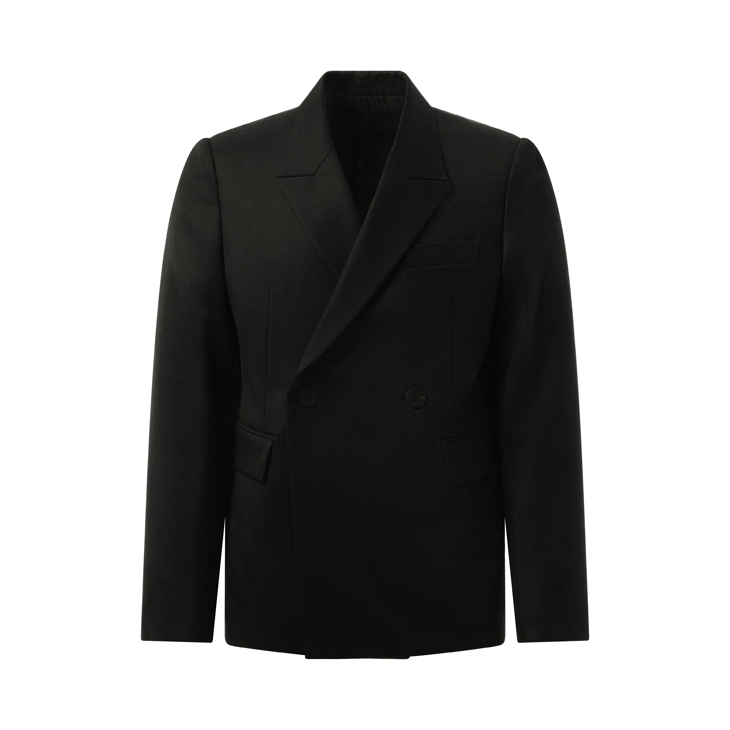 Double Breasted Suit Blazer in Black sold by MARAIS product image thumbnail 2