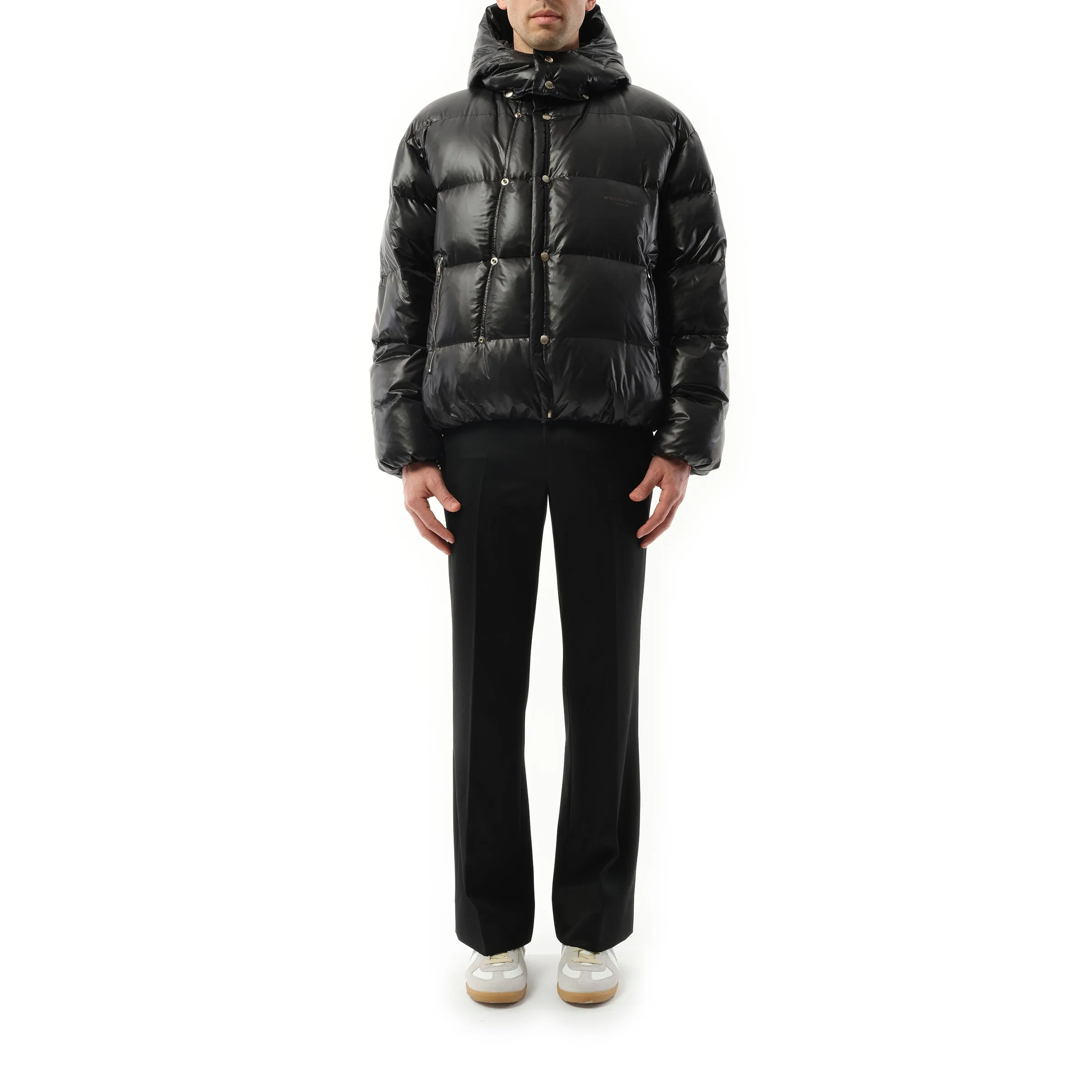 Hooded Down Jacket in Black sold by MARAIS product image thumbnail 4