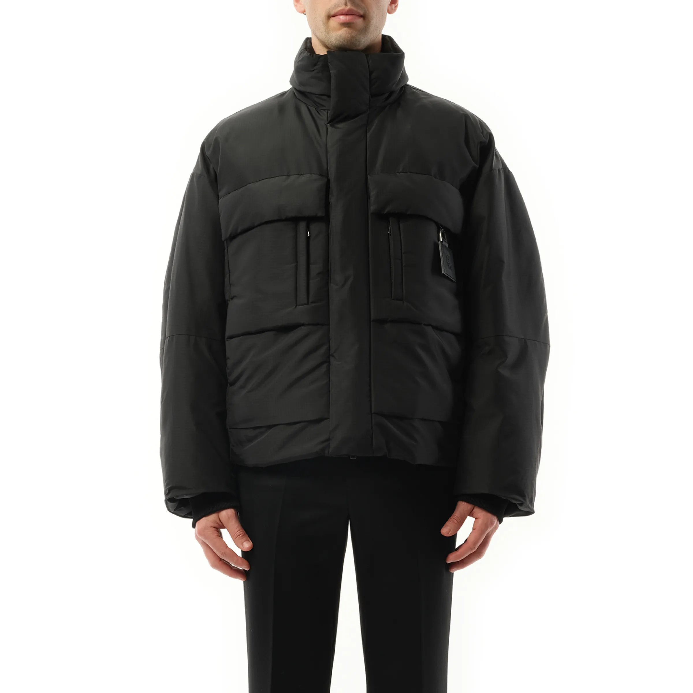 Technical Down Jacket in Black sold by MARAIS
