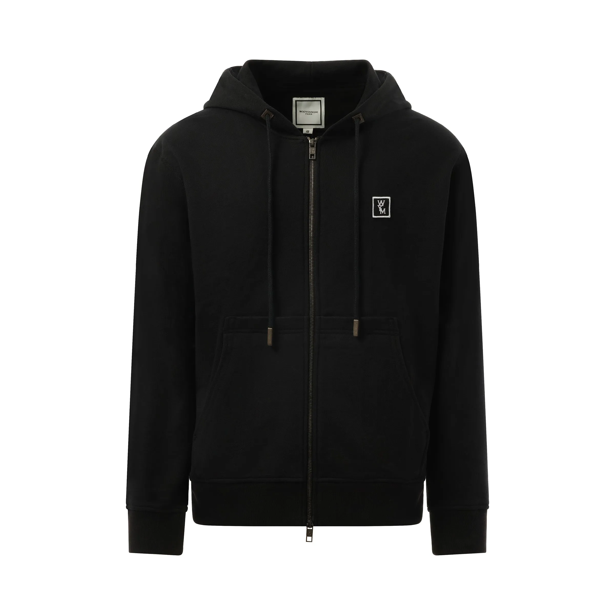 Logo Zip Hoodie in Black sold by MARAIS product image thumbnail 2