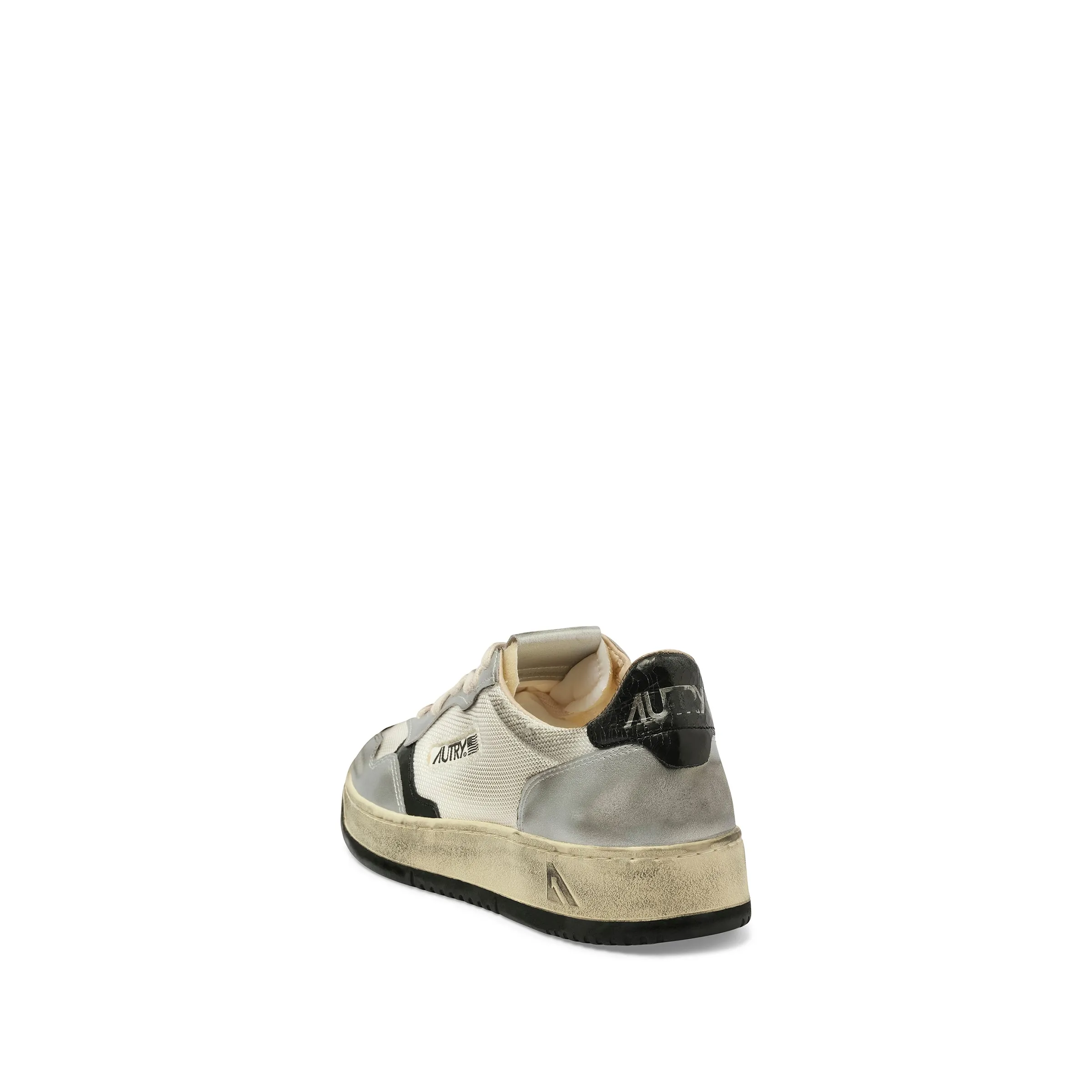 Sup Vint Low Sneakers in Mesh/Suede/White sold by MARAIS product image thumbnail 3