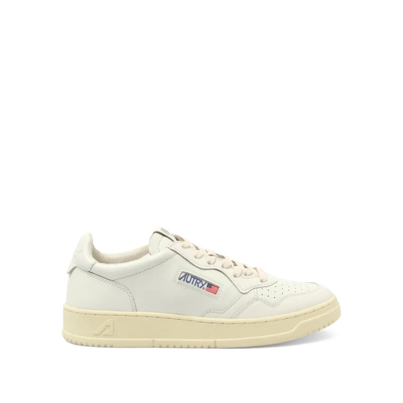 Medalist Low Sneakers in White/White sold by MARAIS