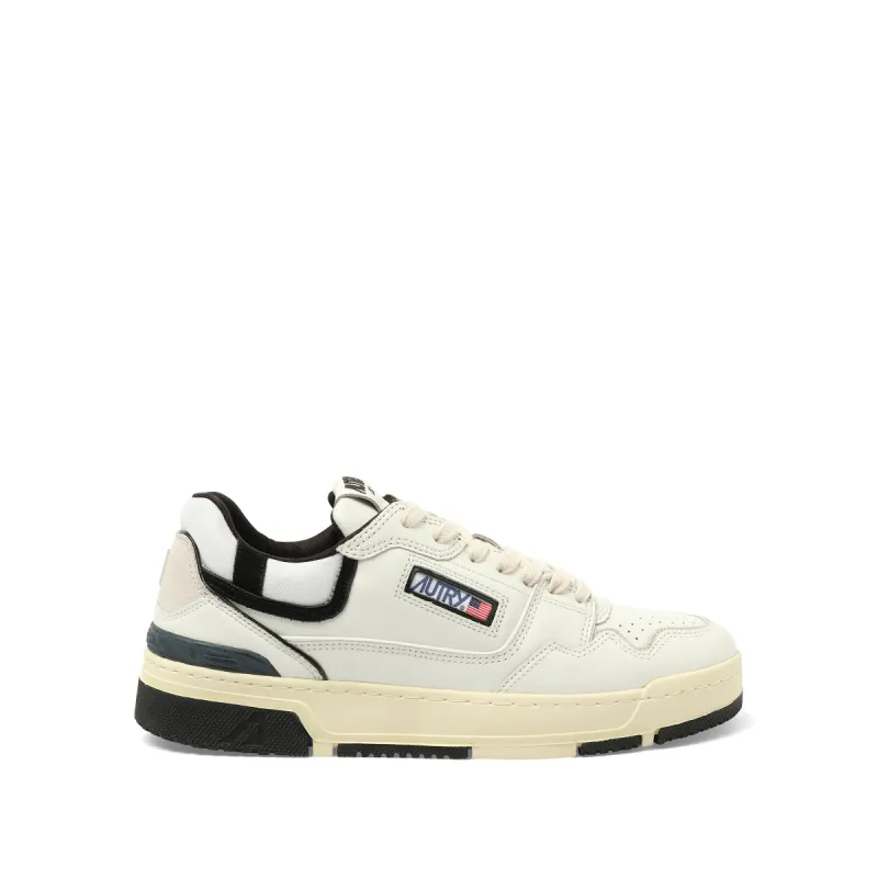 CLC Low Sneakers in White/Black sold by MARAIS