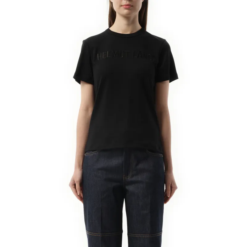 Logo Slim T-Shirt in Black sold by MARAIS