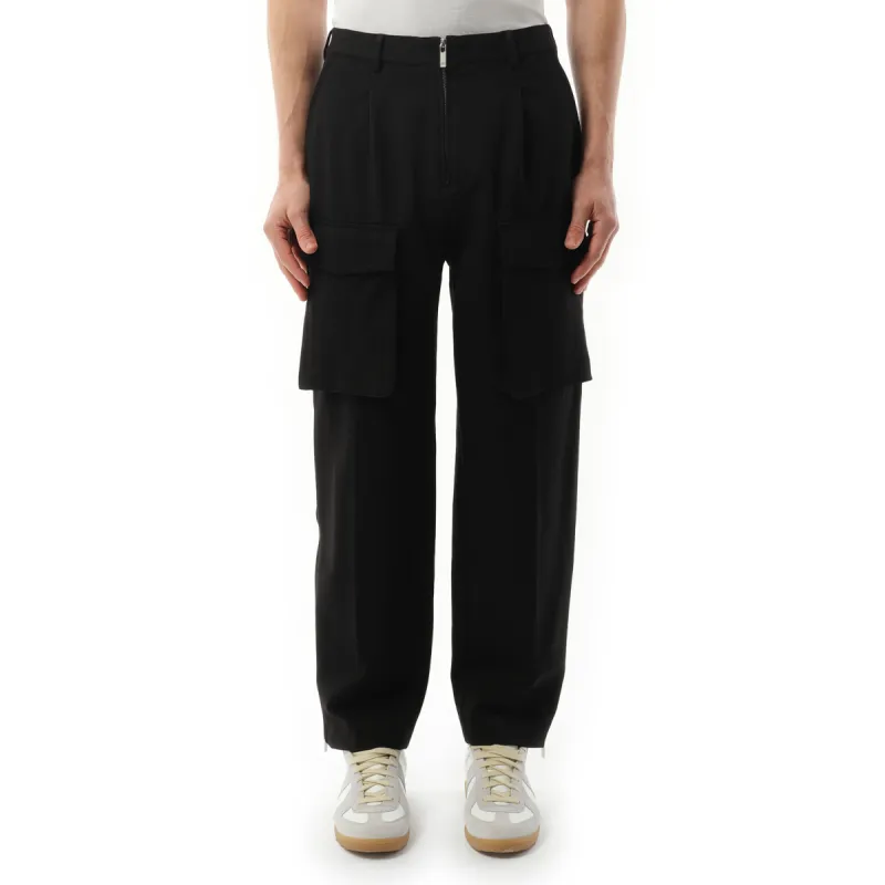 Pocket Zoot Pants in Black sold by MARAIS