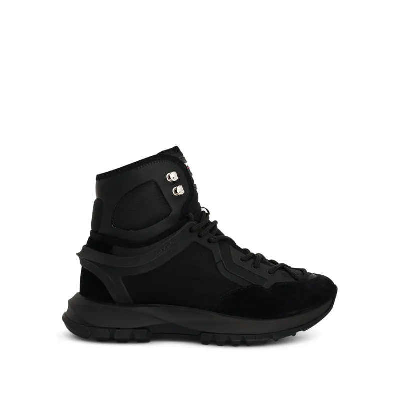 Spectre With Cage High Sneaker in Black made by Givenchy