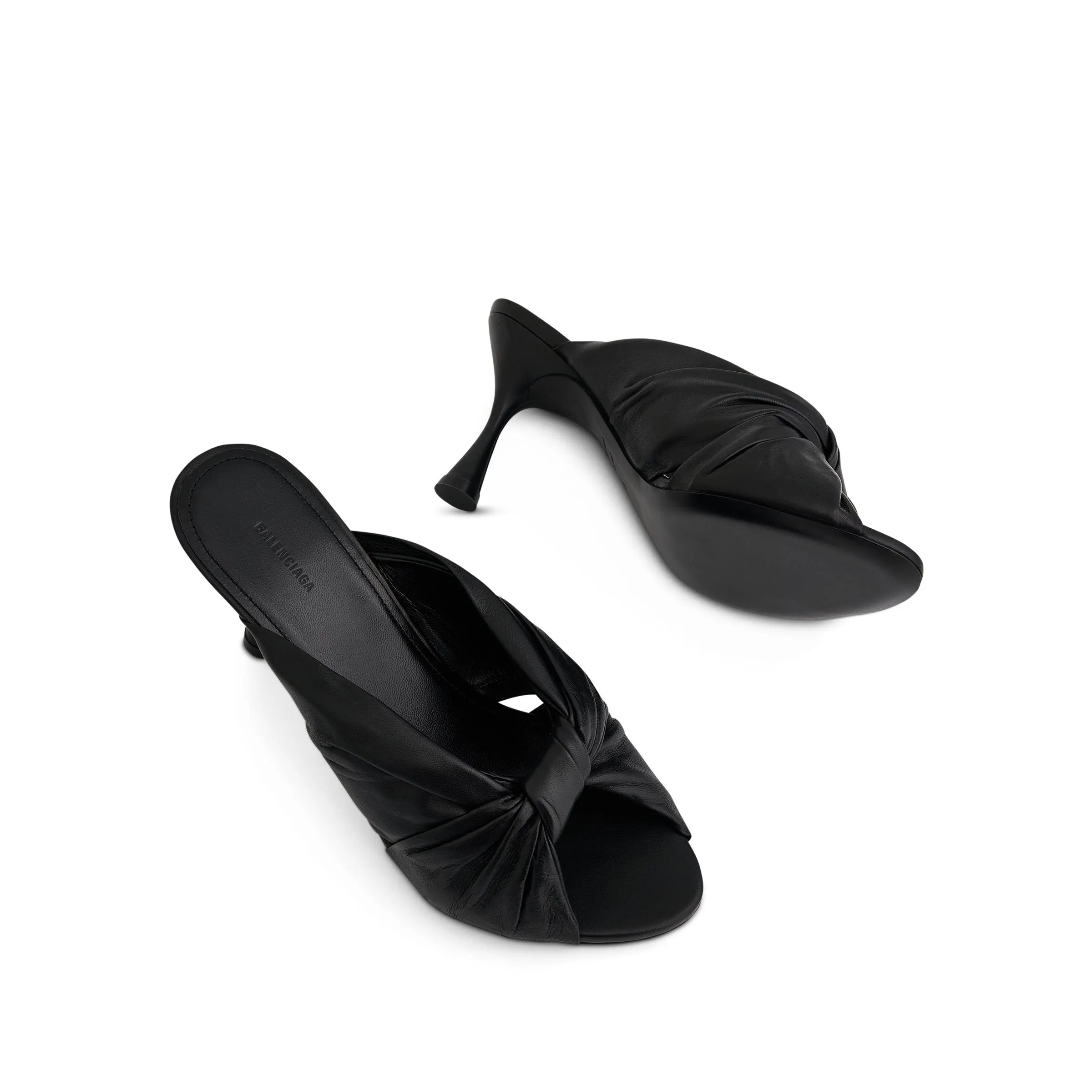 Drapy 80Mm Mule Sandal in Black sold by MARAIS product image thumbnail 4