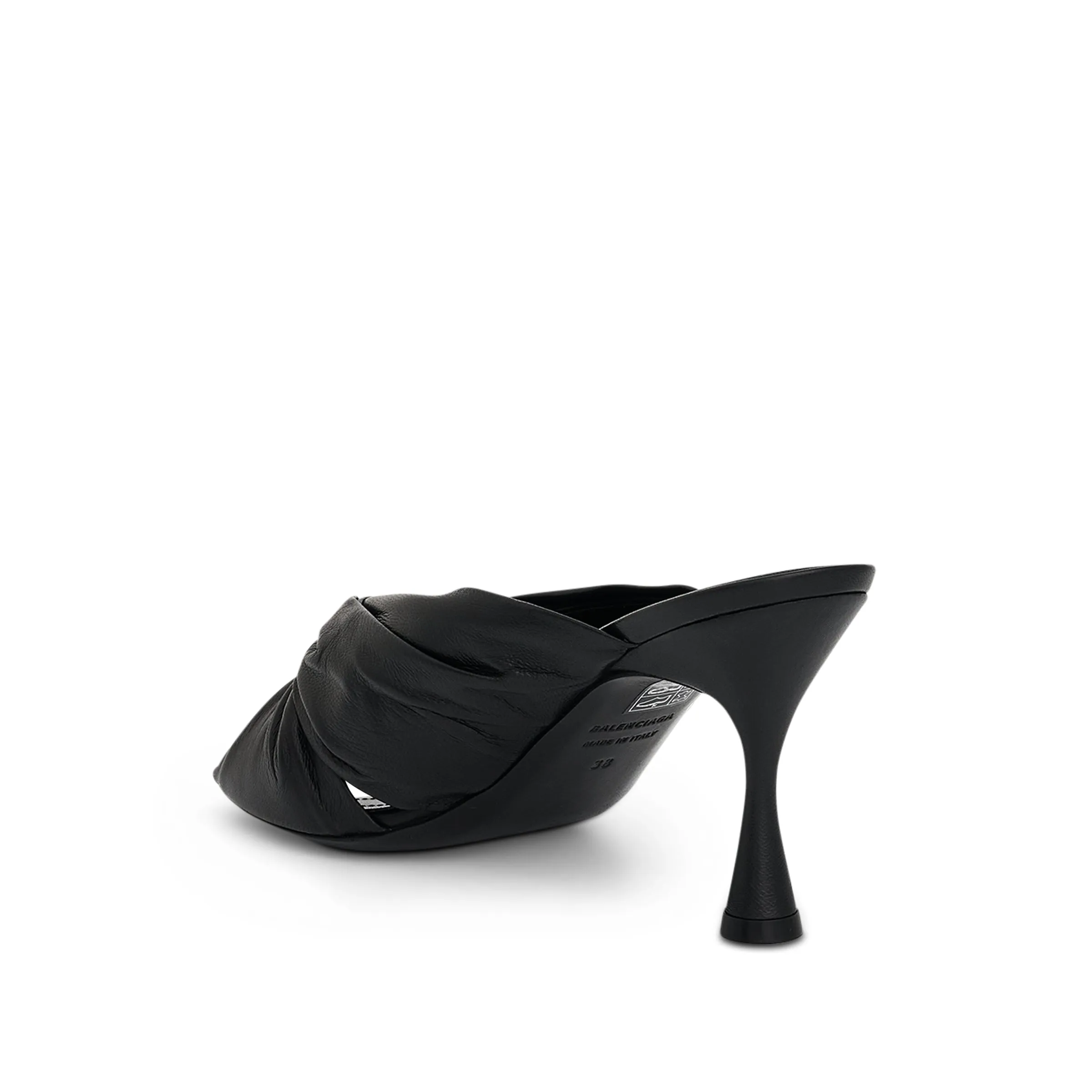 Drapy 80Mm Mule Sandal in Black sold by MARAIS product image thumbnail 3