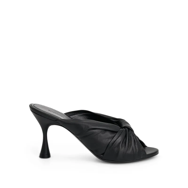 Drapy 80Mm Mule Sandal in Black sold by MARAIS