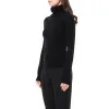 Cashmere High Neck Knitwear in Black sold by MARAIS