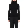 Cashmere High Neck Knitwear in Black sold by MARAIS