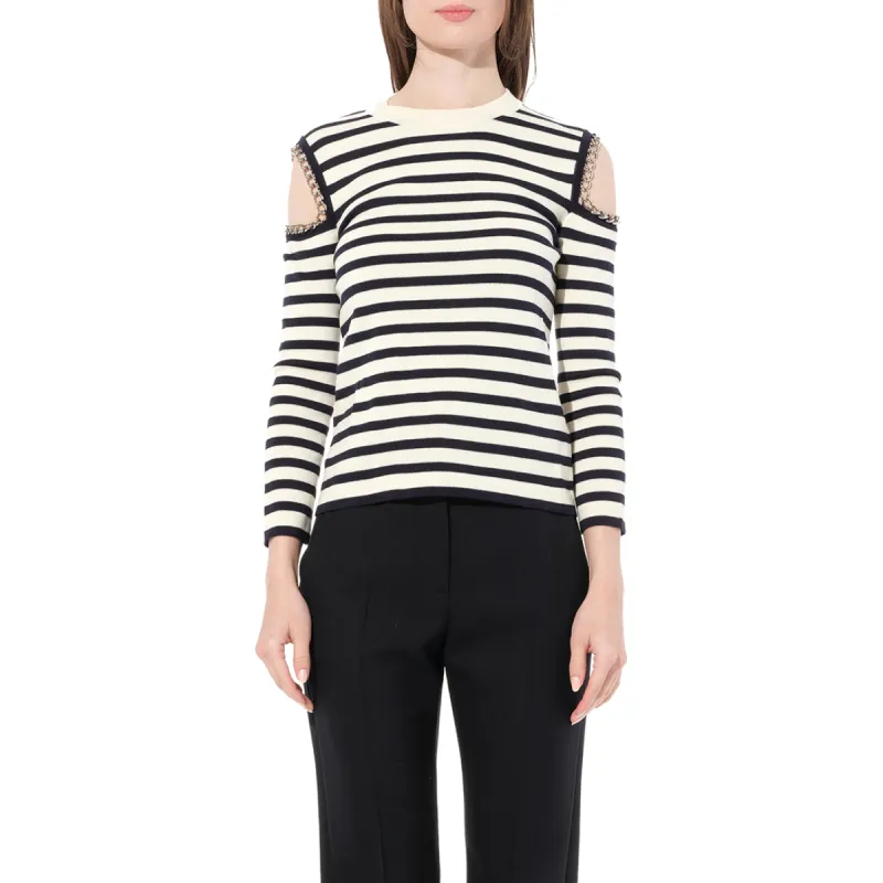 Crew Neck Knitwear Ivory sold by MARAIS