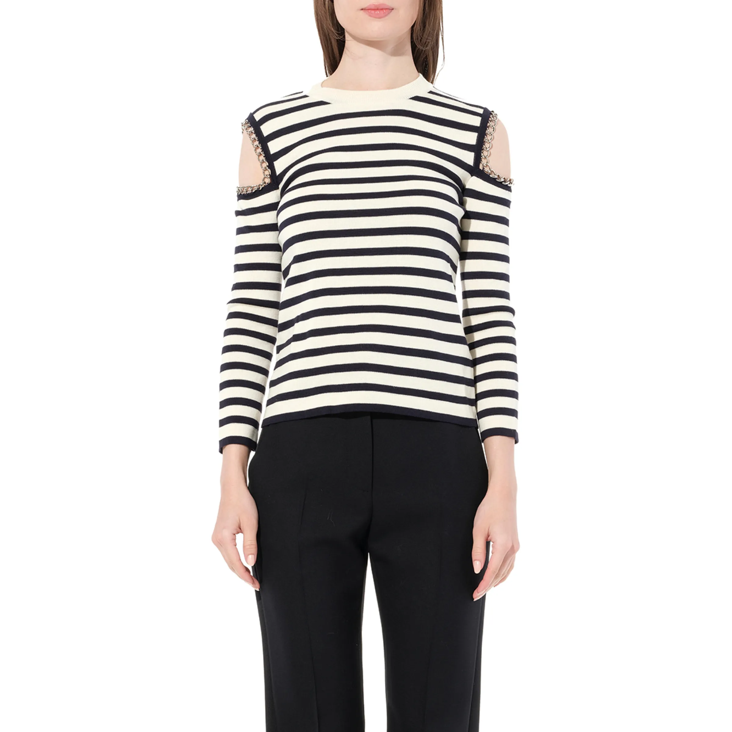 Crew Neck Knitwear Ivory sold by MARAIS